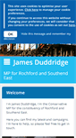 Mobile Screenshot of jamesduddridge.com